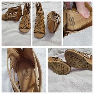 Gladiator sandals  Hokus Pokus Farrin Wedge 8-1/2.